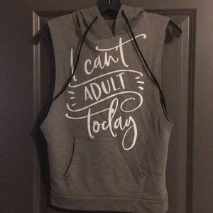 Workout Sweatshit Cutoff